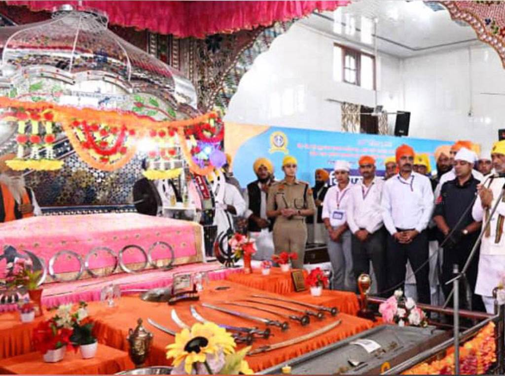 ਪਿੰਜੌਰ ਦੀ ਪਵਿੱਤਰ ਧਰਤੀ ਤੋਂ ਸ਼ੁਰੂ ਹੋਈ ਹਿੰਦ ਦੀ ਚਾਦਰ ਸ਼੍ਰੀ ਗੁਰੂ ਤੇਗ ਬਹਾਦੁਰ ਜੀ ਦੇ 350ਵੇਂ ਸ਼ਹੀਦੀ ਸਾਲ ਦੀ ਪਵਿੱਤਰ ਨਗਰ ਕੀਰਤਨ ਯਾਤਰਾ